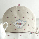 日本代购HOBBYRA 2015青木和子刺绣下午茶系列之茶壶套（材料包）