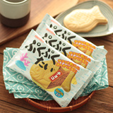 日本进口零食 meito名糖 鱼形烧鱼形饼干巧克力夹心饼鲷鱼烧16.5g
