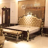 欧式床美式实木床家具新古典婚床1.8米双人床韩式田园公主床现货