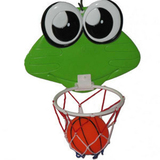 挂式篮球框儿童迷你挂壁式篮球架室内家用卡通青蛙大象篮球架包邮