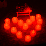 创意电子蜡烛 浪漫求婚表白生日礼物LED无烟红壳红光烛灯 批发