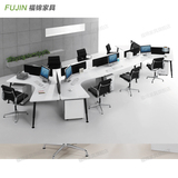 福锦办公家具现代简约公司办公室职员办公桌椅组合屏风卡位员工桌