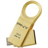 PNY 手机U盘 USB3.0 双接头360旋转 OU6 32g 金属磨砂