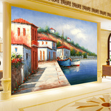 大型壁画壁纸墙纸沙发客厅卧室电视背景墙定制无缝欧式油画地中海