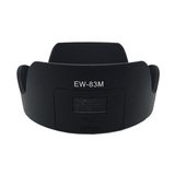 佳能EW-83M遮光罩 佳能24-105 STM镜头 卡口可反装77mm
