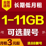 天津联通4G电话卡3G手机卡0月租纯流量卡上网卡靓号套餐河北北京