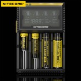 NITECORE奈特科尔D2/D4智能充电器14500/18650全兼容显示充电电量