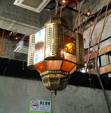 全铜灯摩洛哥吊灯阿拉伯灯饰漫咖啡厅铜灯过道吊灯东南亚风格667