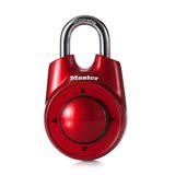 玛斯特锁具Master Lock 方向密码锁健身房储物柜锁1500ID 挂锁 黑