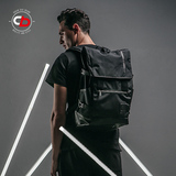COMBACK原创设计高街风黑魂潮流时尚男双肩包休闲学院旅行包背包