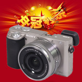 Sony/索尼 ILCE-6000L套机(16-50mm) 正品行货索尼A6000L微单相机