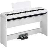 雅马哈YAMAHA电钢琴88键重锤电子智能数码键盘 P48B主机+单踏