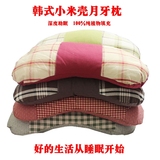 韩式小米壳月牙枕荞麦皮枕全荞麦壳成人保健护颈枕U型枕头 可拆洗