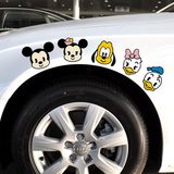 卡通米奇汽车贴纸米老鼠组合车贴车身划痕遮挡装饰贴画拉花创意贴