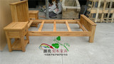 YL03榆木单人床/香樟木双人床/儿童床/架子床/1.5米实木床/定制