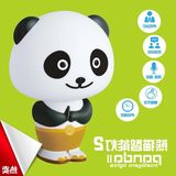 熊猫阿宝智能对话灯 声控智能语音报时台灯 儿童创意可爱礼品夜灯