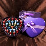 包邮 好时kisses巧克力27粒心形礼盒装DIY情人父亲节生日520礼物