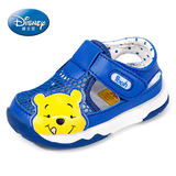 小熊维尼童鞋宝宝学步鞋迪士尼软底1-2-3岁男女婴幼儿透气网面鞋