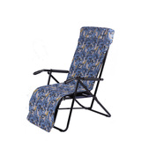 金属管折叠椅子午休椅 加棉垫躺椅办公室便携冬夏季多用折叠午睡