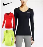 NIKE耐克PRO女子秋冬季款薄款速干跑步健身训练长袖紧身T恤