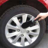 汽车轮胎刷 圆头轮毂洗车刷刷车刷子汽车长柄钢圈刷清洁清洗用品