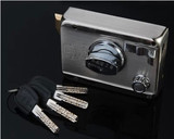 豪迪老式门锁超b级c级锁芯 三保险外装门锁铁木门锁磁性月牙 铜机