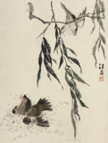 【手绘】中国画 花鸟画小品沒骨 墙面装饰 临摹名家作品 手绘真迹
