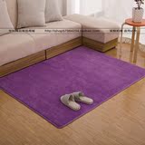 纯色房间家用小地毯珊瑚绒地毯客厅茶几卧室地毯儿童卧室地毯定制