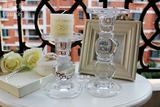 Glass City欧式单头水晶玻璃烛台现代家居装饰样板房软装婚庆摆件