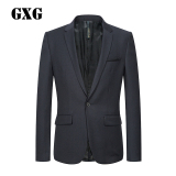 GXG男装春季新款西服外套 男士时尚藏青色绅士商务套西西装上装