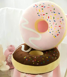 韩国cottonfood卡通可爱甜甜圈坐垫办公室椅子坐垫靠垫抱枕靠枕