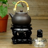 紫砂酒精炉灯古典煮茶红茶炉玻璃壶家用户外野营便携功夫茶具配件