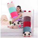 【天天特价】可拆洗可爱熊猫抱枕卡通情侣单人双人长枕头沙发靠垫