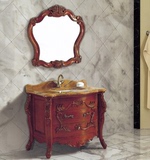 特价仿古欧式浴室柜红橡木落地洗手间洗脸盆组合梳洗柜