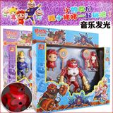 正版猪猪侠玩具变形机器人套装五灵王铁拳虎儿童玩具益智宝宝礼物