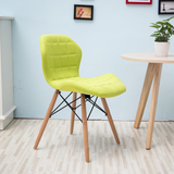 布料休闲椅简约时尚椅咖啡椅子家用餐椅品质典范优质正品包邮