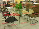 玻璃会议桌钢化玻璃办公桌 透明会议桌 10毫米钢化玻璃会议桌