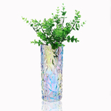 创意欧式彩色水培插花玻璃花瓶客厅摆件富贵竹落地装饰现代茶几