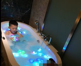玩具灯 防水 小夜灯 儿童洗澡水上玩具 情趣灯 七彩LED灯 彩虹灯