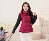 2015冬季新款韩版加厚保暖立领短款面包服棉衣女学生外套