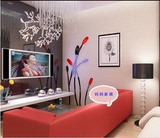3d水晶立体墙贴 代简约时尚客厅电视墙背景 过道背景贴花