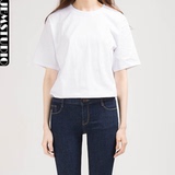 MIXXMIX-韩国官网正品代购女装15夏季休闲舒适基础款纯色短袖T恤