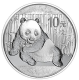 现货 2015年熊猫银币 1盎司熊猫币 1oz金银币 15银猫