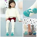 韩国进口儿童袜子 NICHOLA冬季地板袜加厚保暖睡眠袜子 宝宝袜子