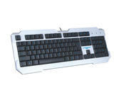 纵唯C100单键盘 台式机电脑 笔记本 手提外接usb  防水键盘 圆口