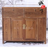 红木家具中式古典实木货柜精品展示柜鸡翅木玻璃柜展台带锁珠宝柜