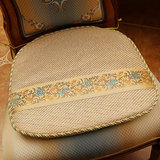 月和家思 欧式夏季餐椅垫坐垫防滑椅套套装夏天凉席垫可定制拆洗