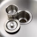 槽单槽洗菜盆水池 圆形厨用洗碗盆 小阳台洗衣盆厨房304不锈钢水