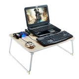 赛鲸 床上用电脑桌大号笔记本桌宿舍学习写字小书桌可折叠懒人桌