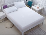 特价纯白色圆床全棉床笠纯棉床单床罩2 2.2米床上用品1.8m床罩套